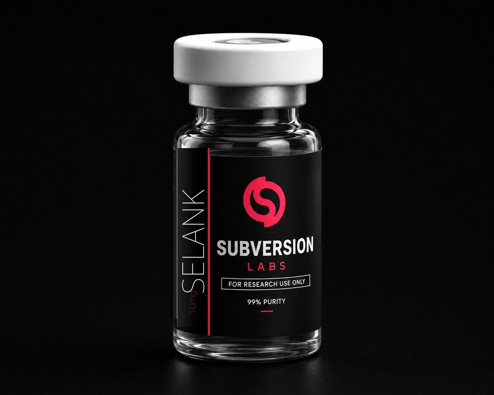 Selank research vial